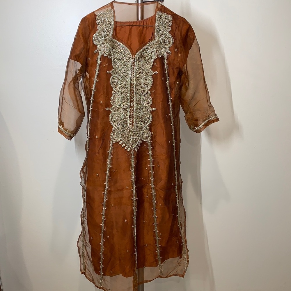 Pakistani Party Wear Suit |Organza | 3 Piece